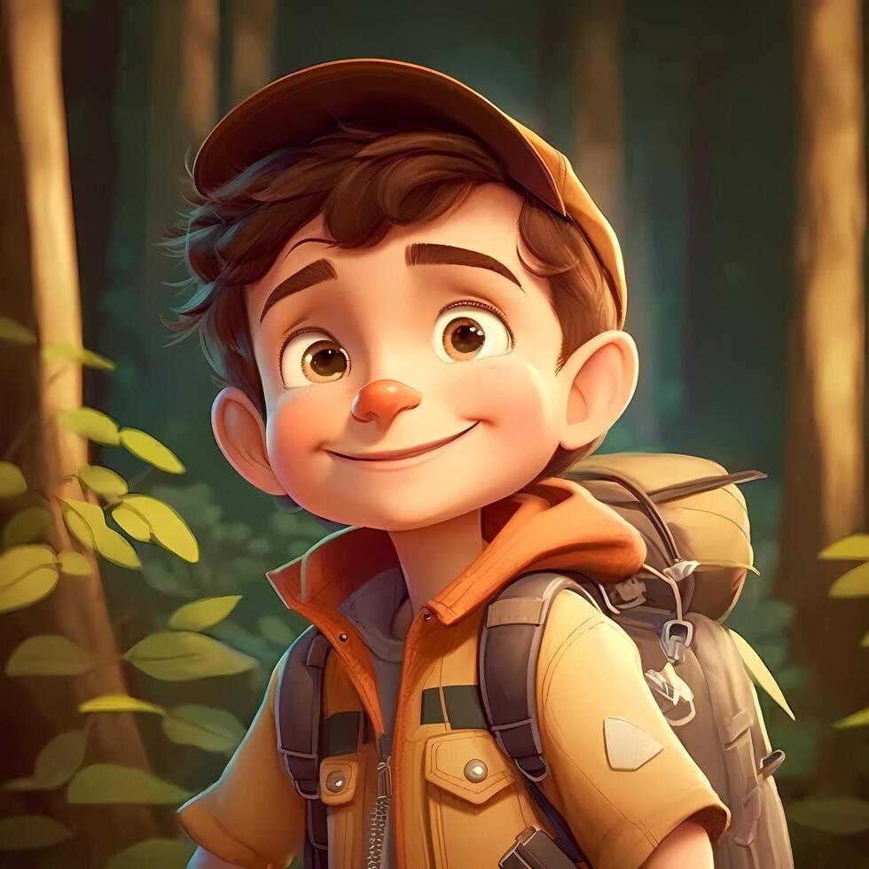 man advanture people character illustration photo