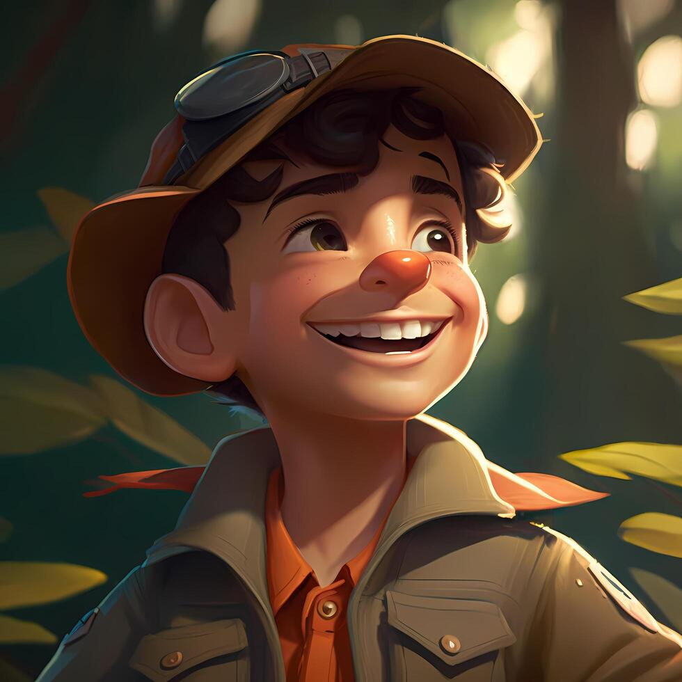 man advanture people character illustration photo