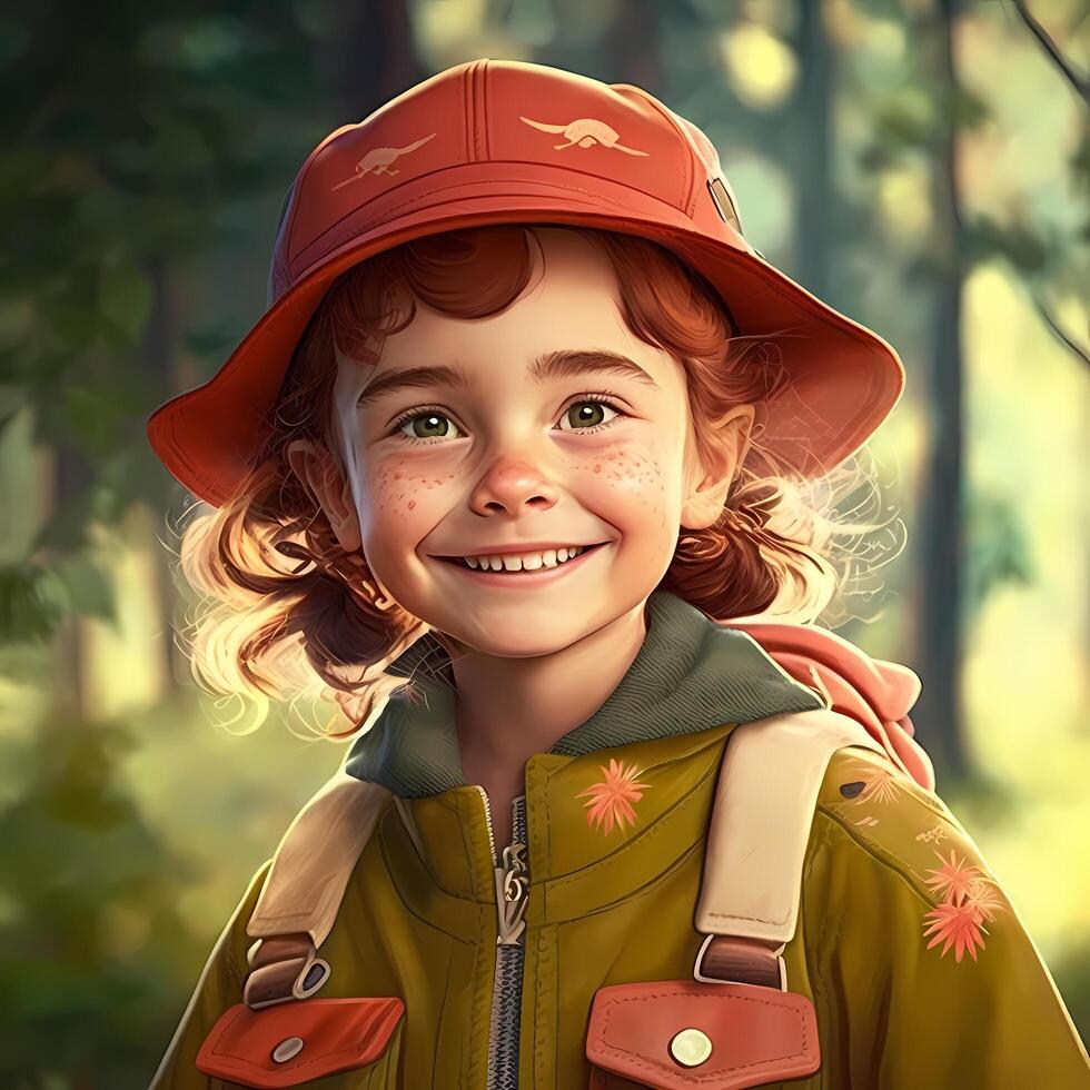 woman advanture people character illustration photo