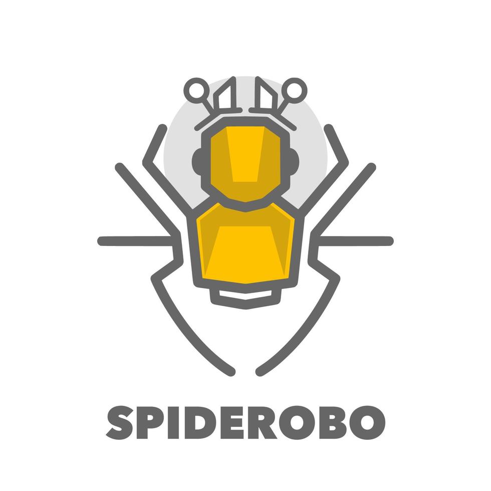 Spider robot simple vector