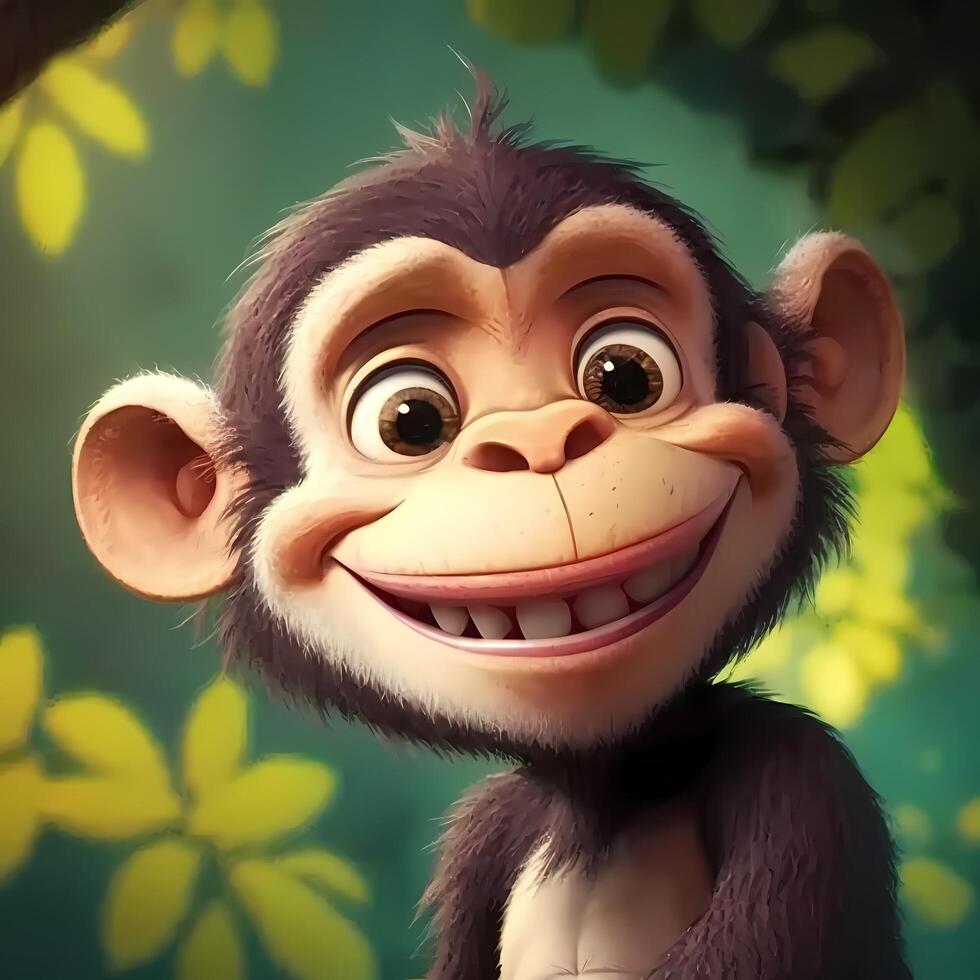 monkey animal illustration photo