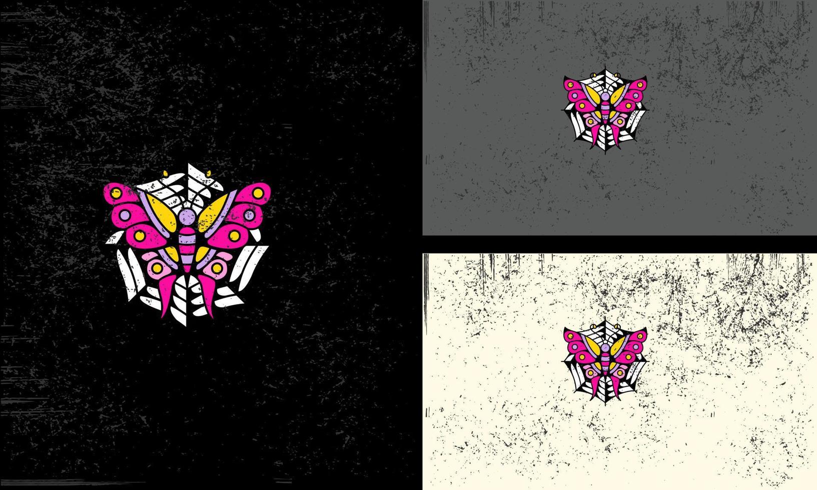 butterfly vector illustration mascot design