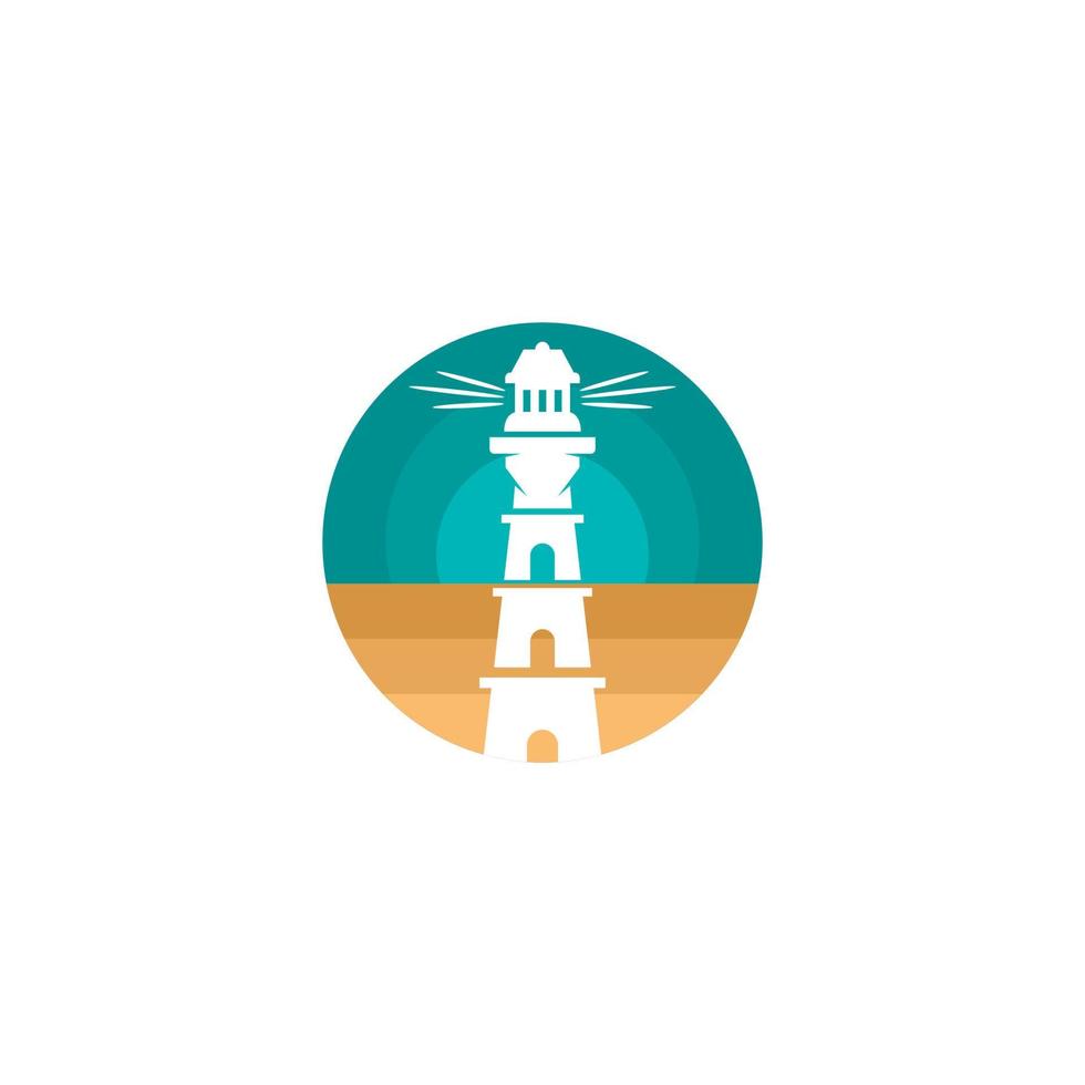 Colorful logo for lighthouse logo lighthouse vector