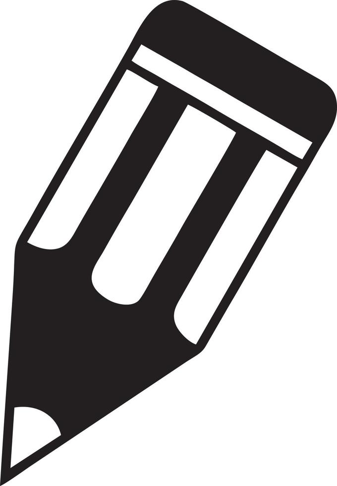writing pen icon symbol in white background. Illustration of the sign pencil symbol vector image. EPS 10.