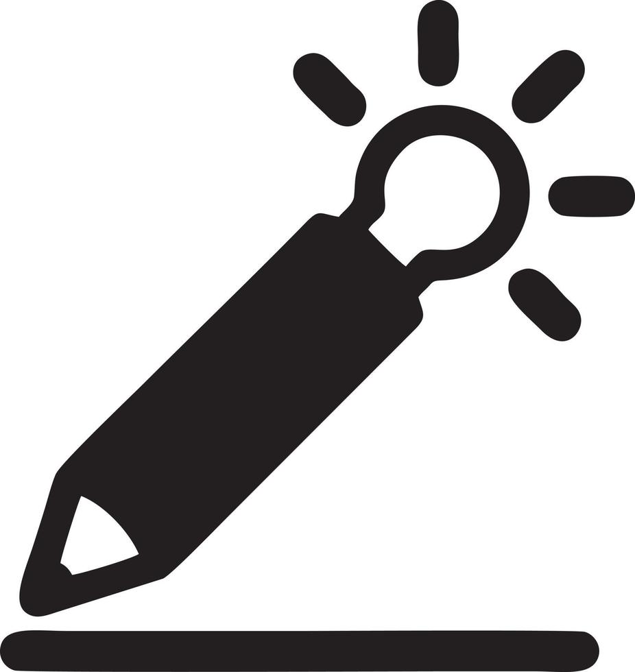 writing pen icon symbol in white background. Illustration of the sign pencil symbol vector image. EPS 10.