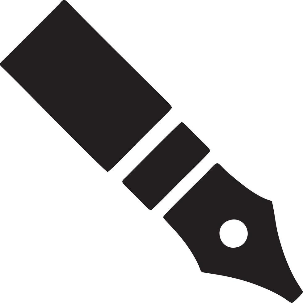 writing pen icon symbol in white background. Illustration of the sign pencil symbol vector image. EPS 10.