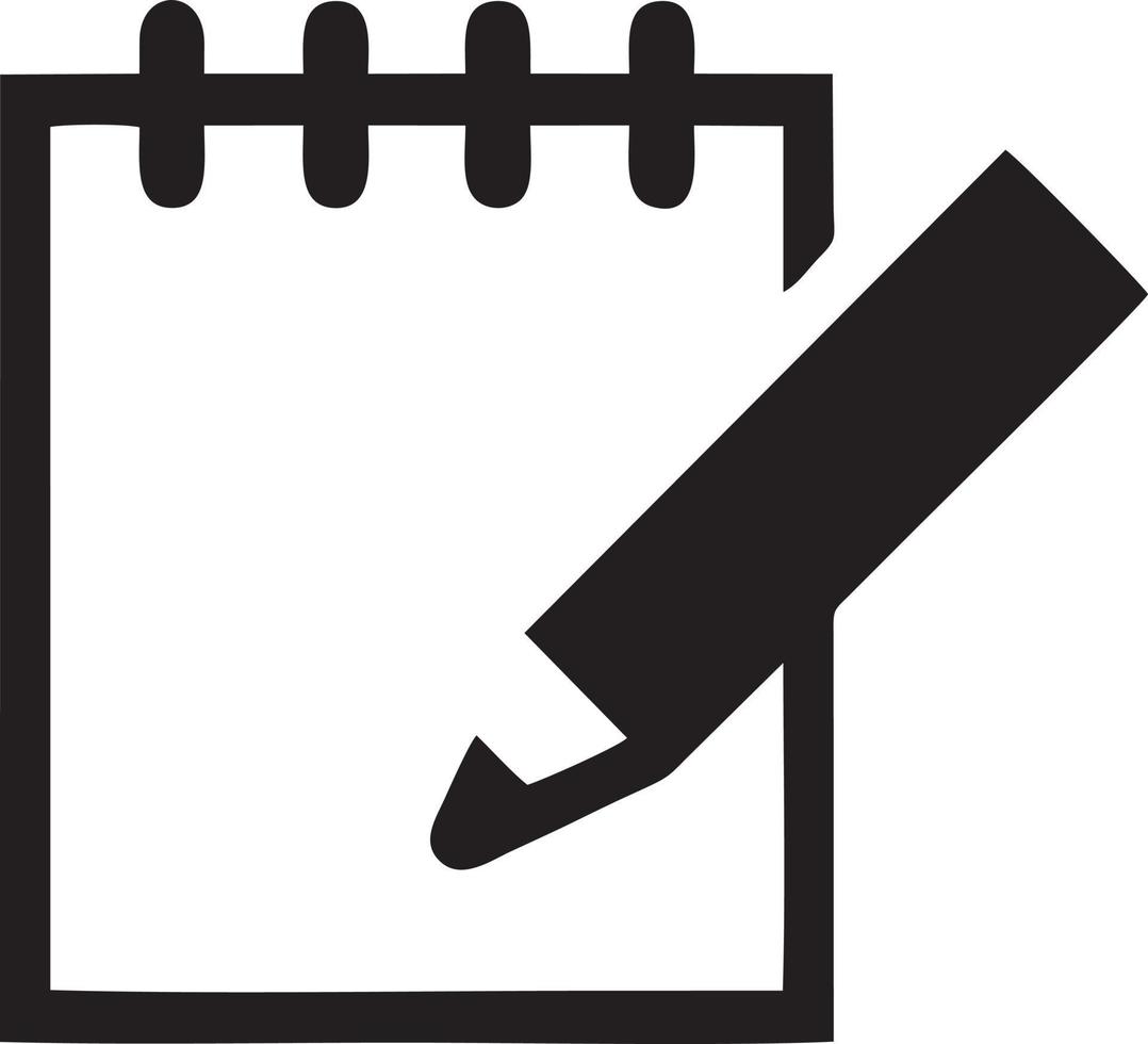 writing pen icon symbol in white background. Illustration of the sign pencil symbol vector image. EPS 10.