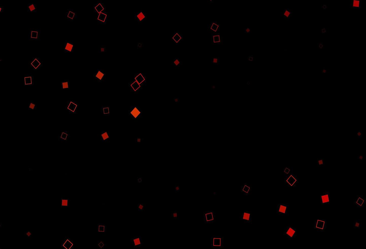 Dark Orange vector pattern with crystals, rectangles.