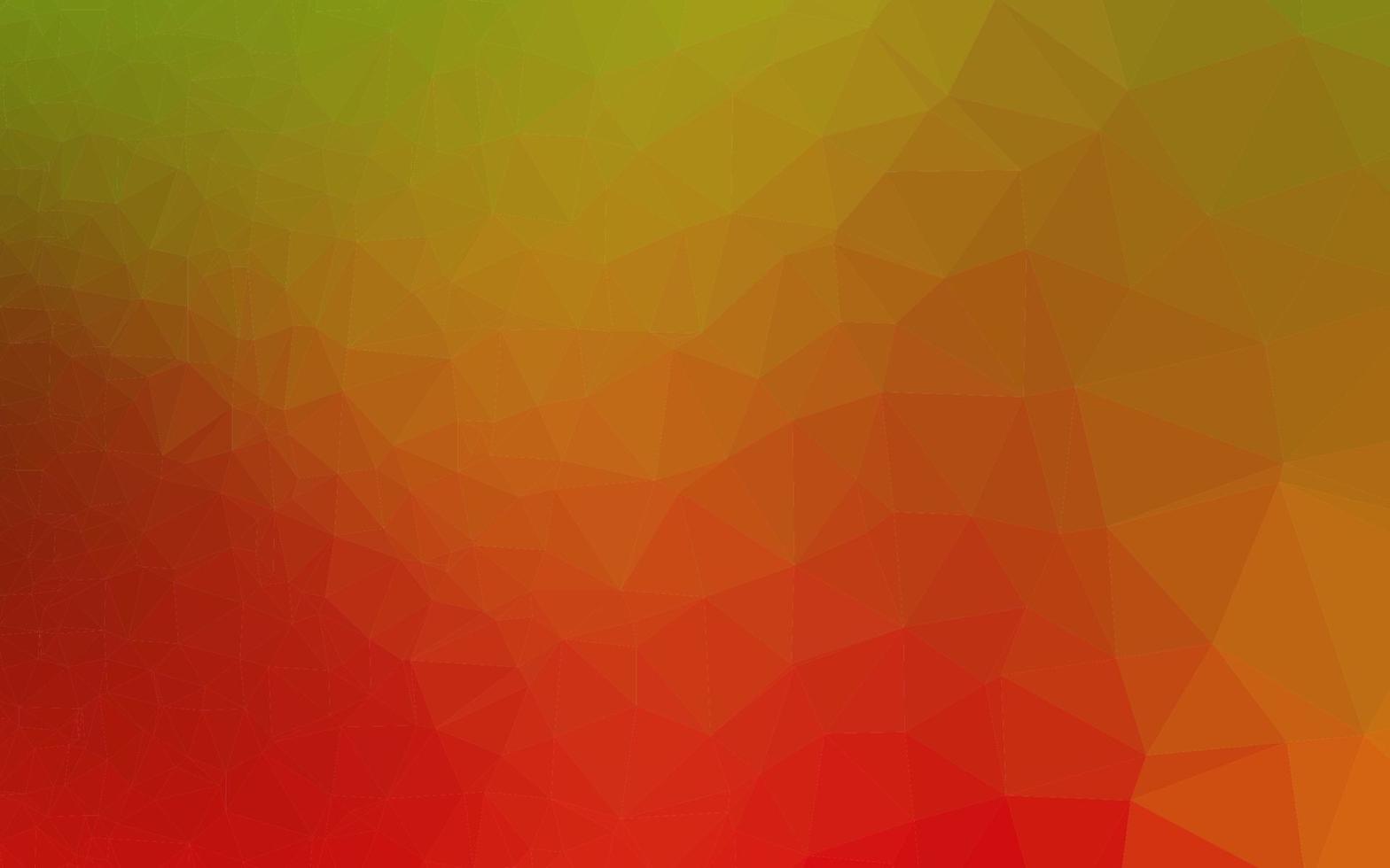 Light Green, Red vector polygon abstract background.