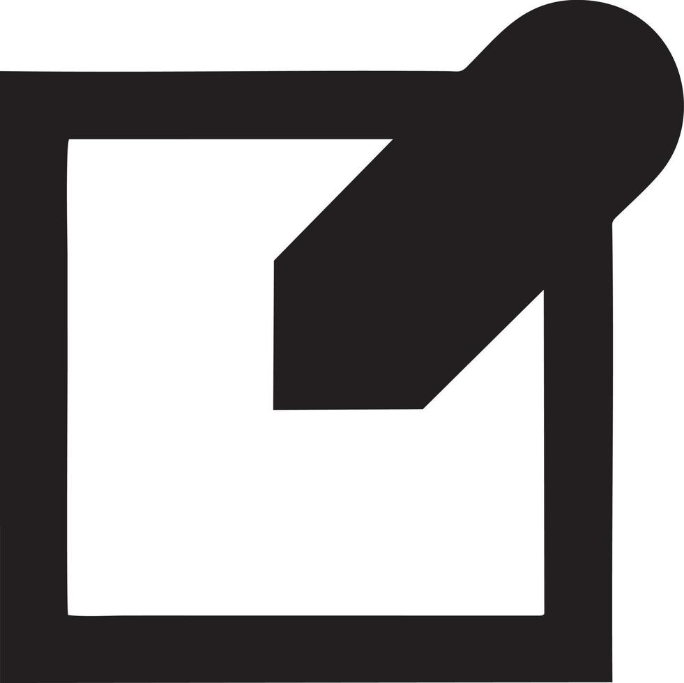 writing pen icon symbol in white background. Illustration of the sign pencil symbol vector image. EPS 10.