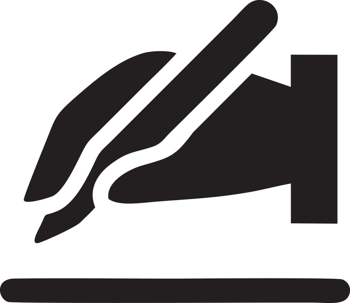 writing pen icon symbol in white background. Illustration of the sign pencil symbol vector image. EPS 10.