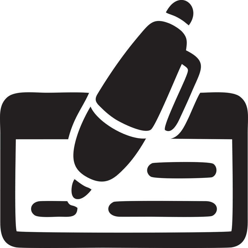 writing pen icon symbol in white background. Illustration of the sign pencil symbol vector image. EPS 10.