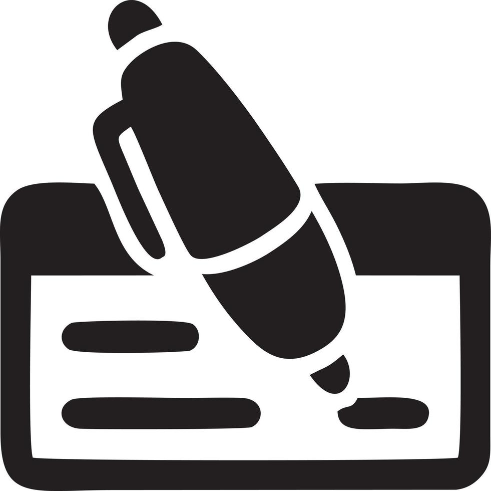 writing pen icon symbol in white background. Illustration of the sign pencil symbol vector image. EPS 10.