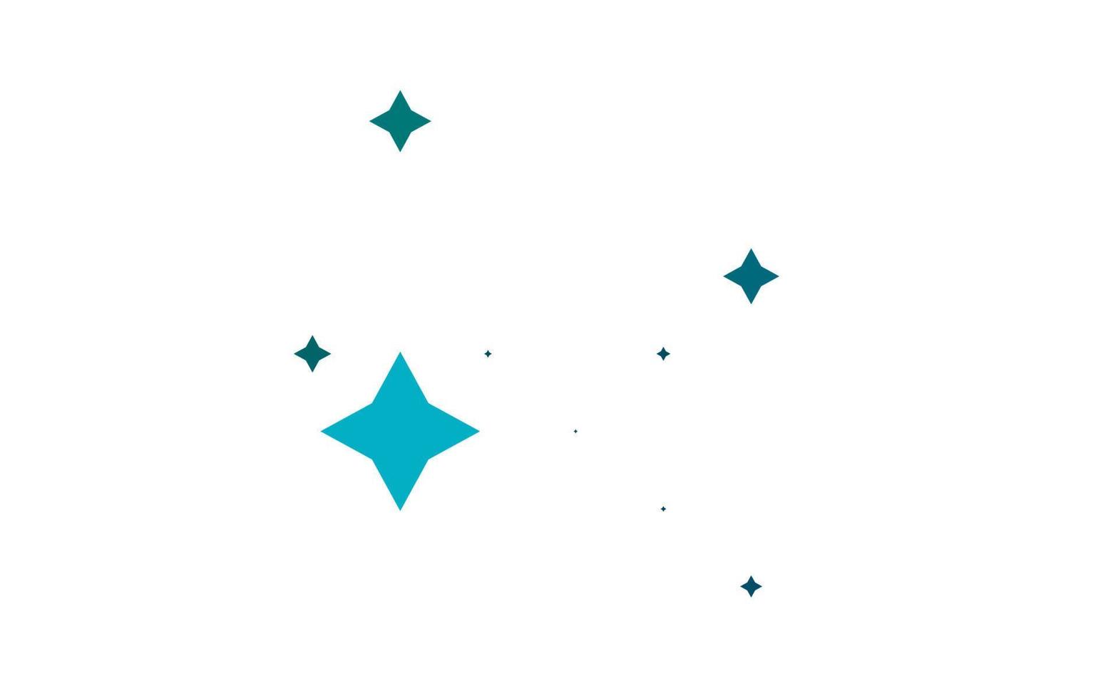 Light BLUE vector texture with beautiful stars.