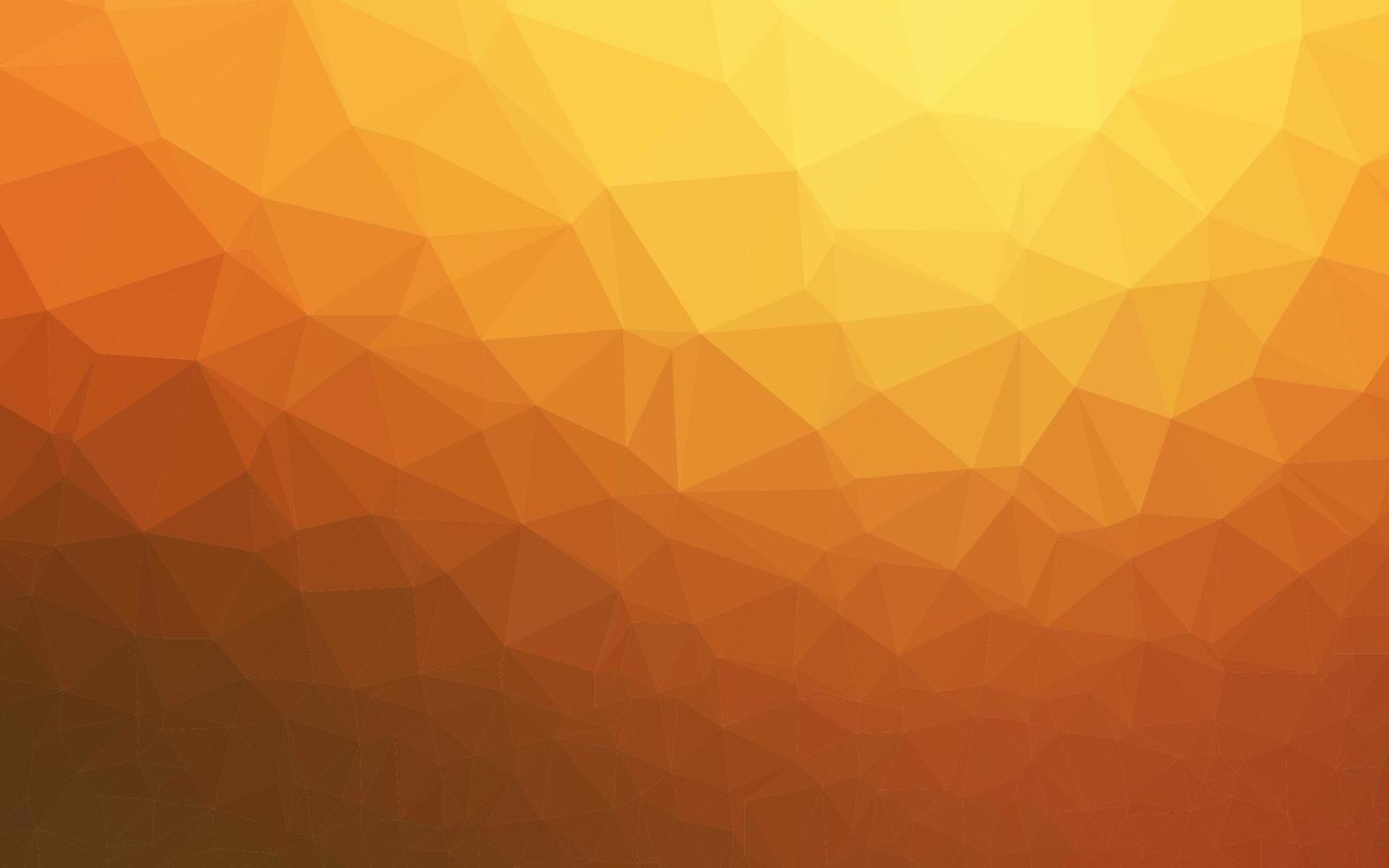 Light Yellow, Orange vector abstract mosaic pattern.
