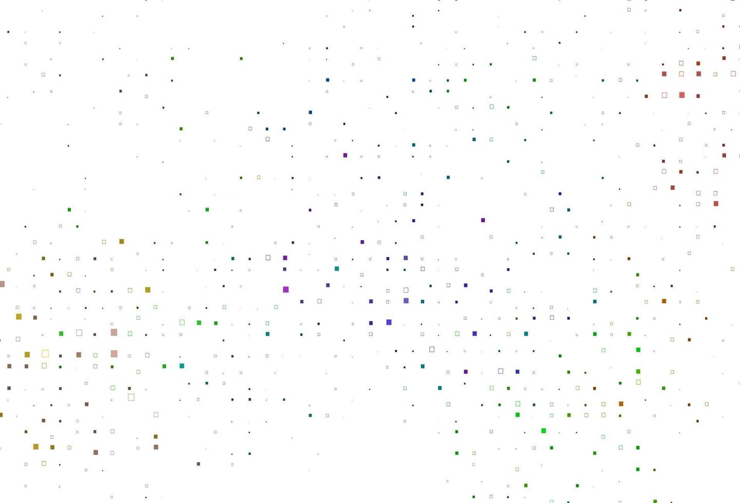 Light Multicolor, Rainbow vector pattern with crystals, rectangles.