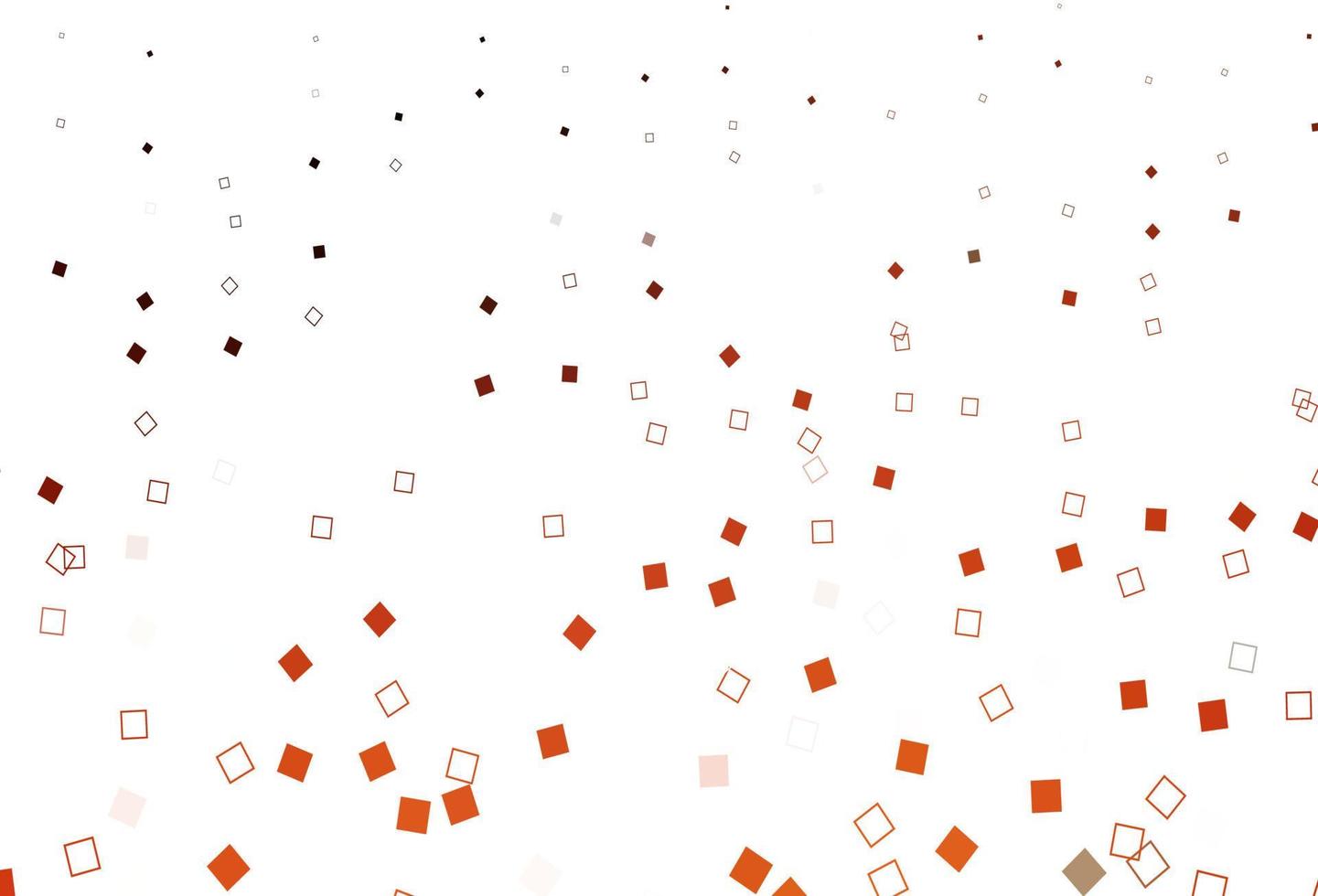 Light Orange vector pattern with crystals, rectangles.