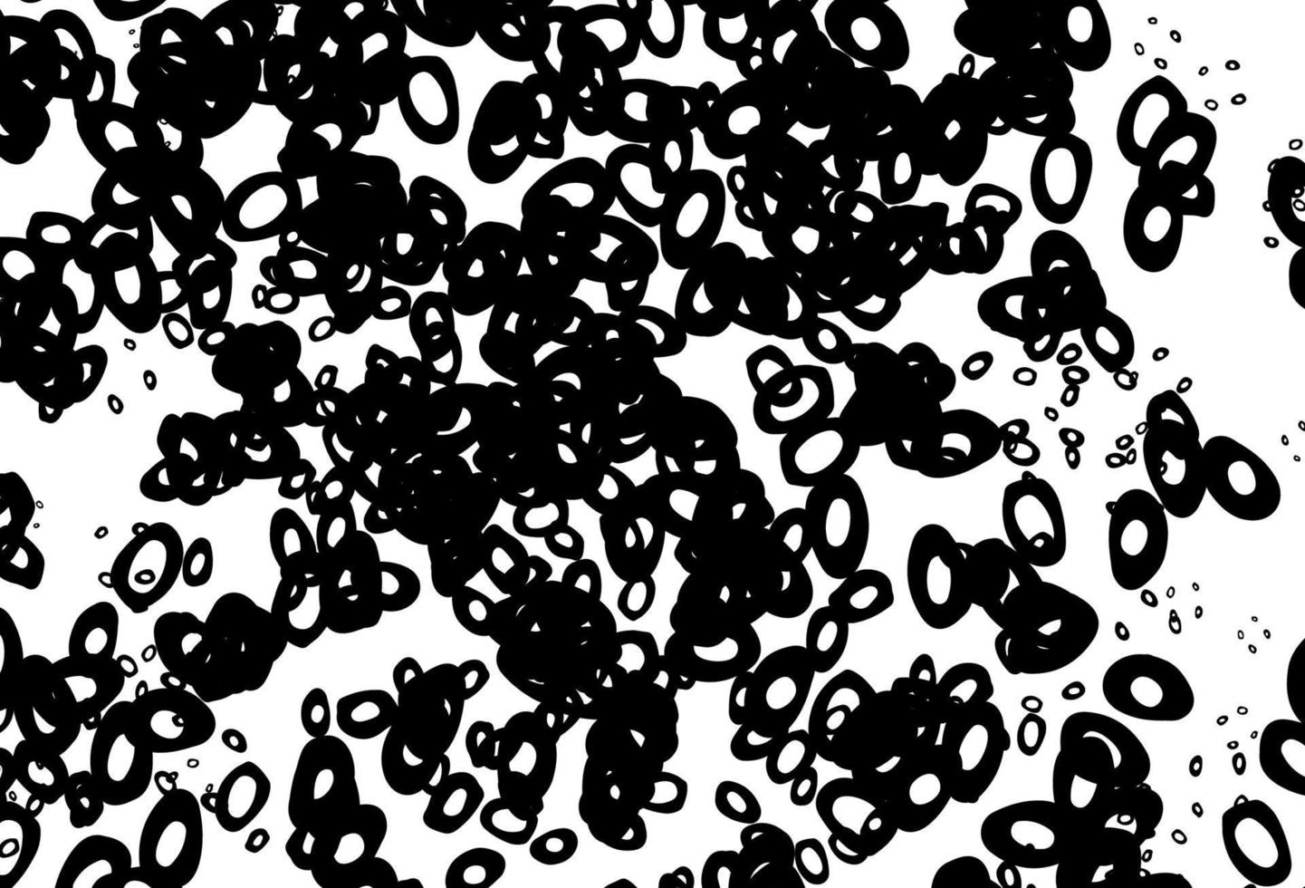 Black and white vector cover with spots.