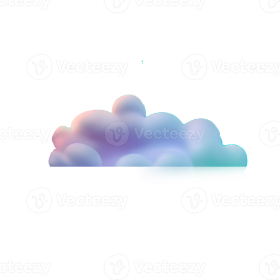 wolk 3d geven png