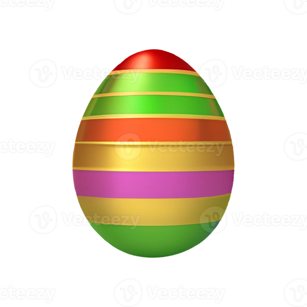 3d brillante Pasqua uovo png