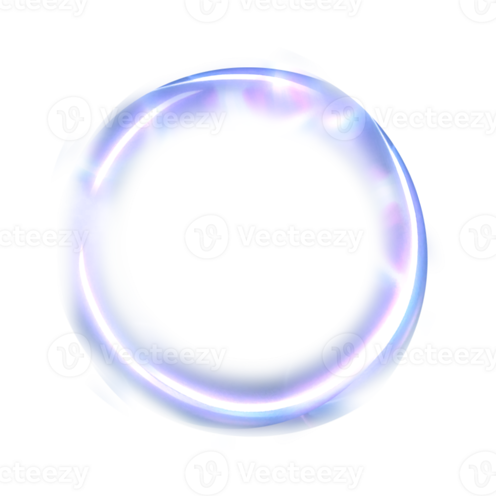 efecto de luz circular png