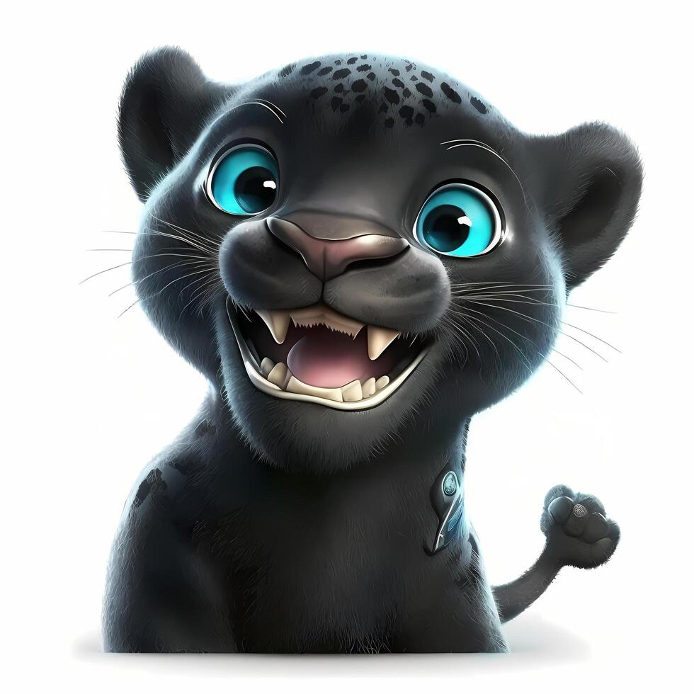 panther animal illustration photo