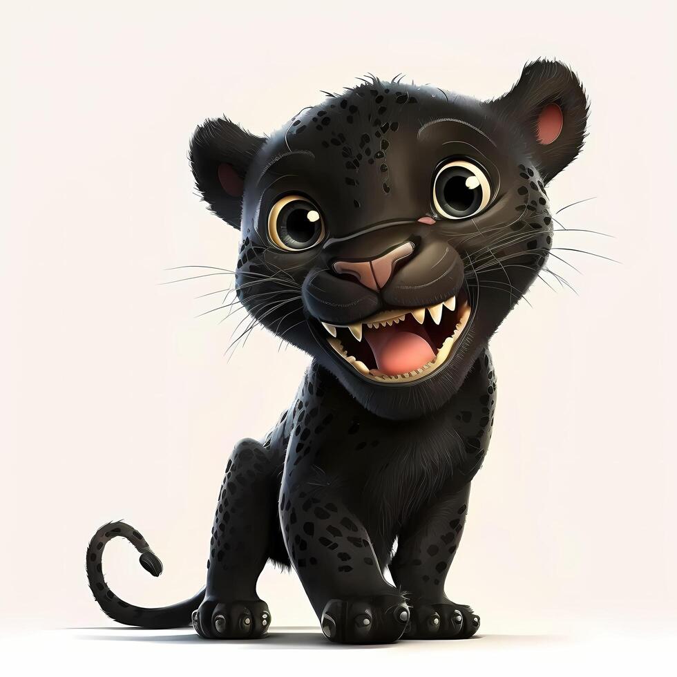 panther animal illustration photo