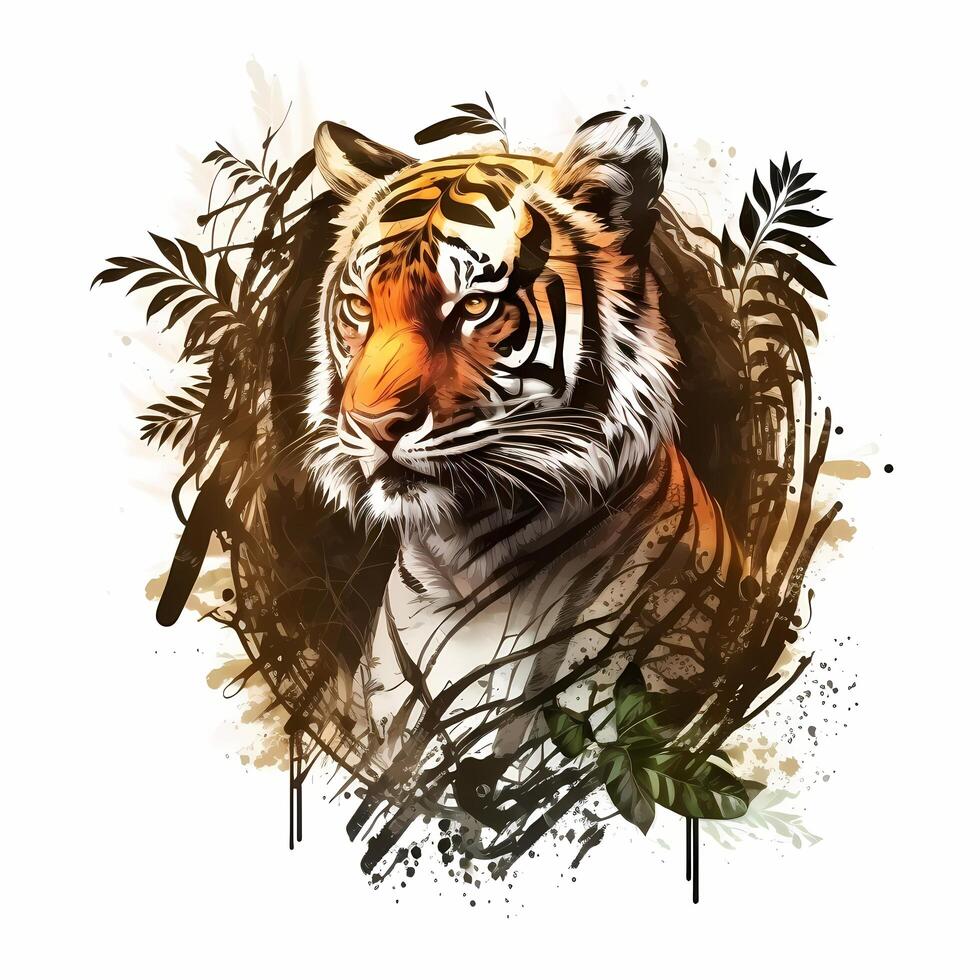 tiger animal illustration photo