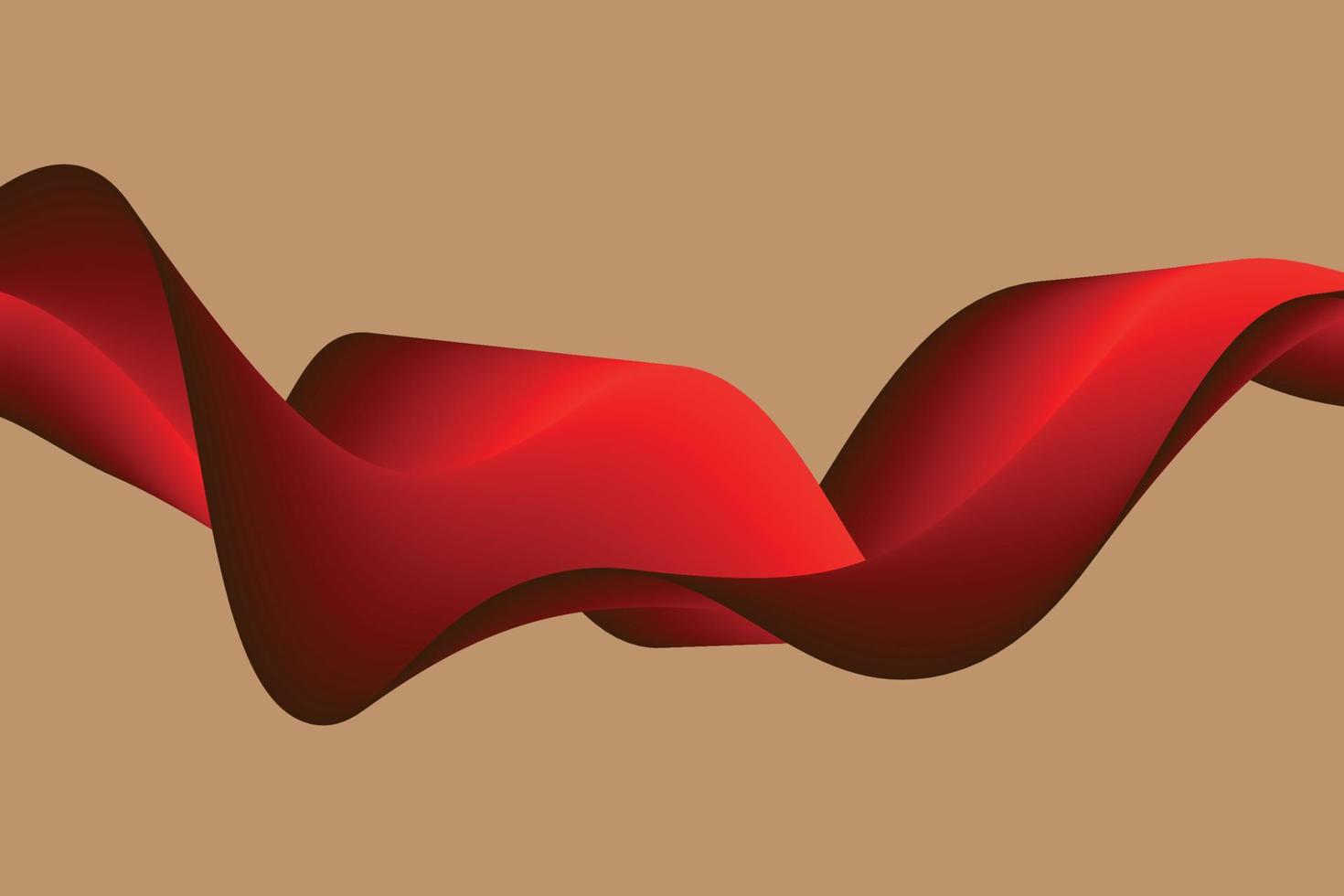 red and black wave abstract background, suitable for landing page and computer desktop background. 3d vector