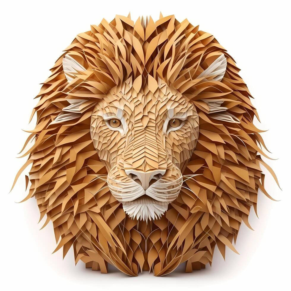 lion animal illustration photo