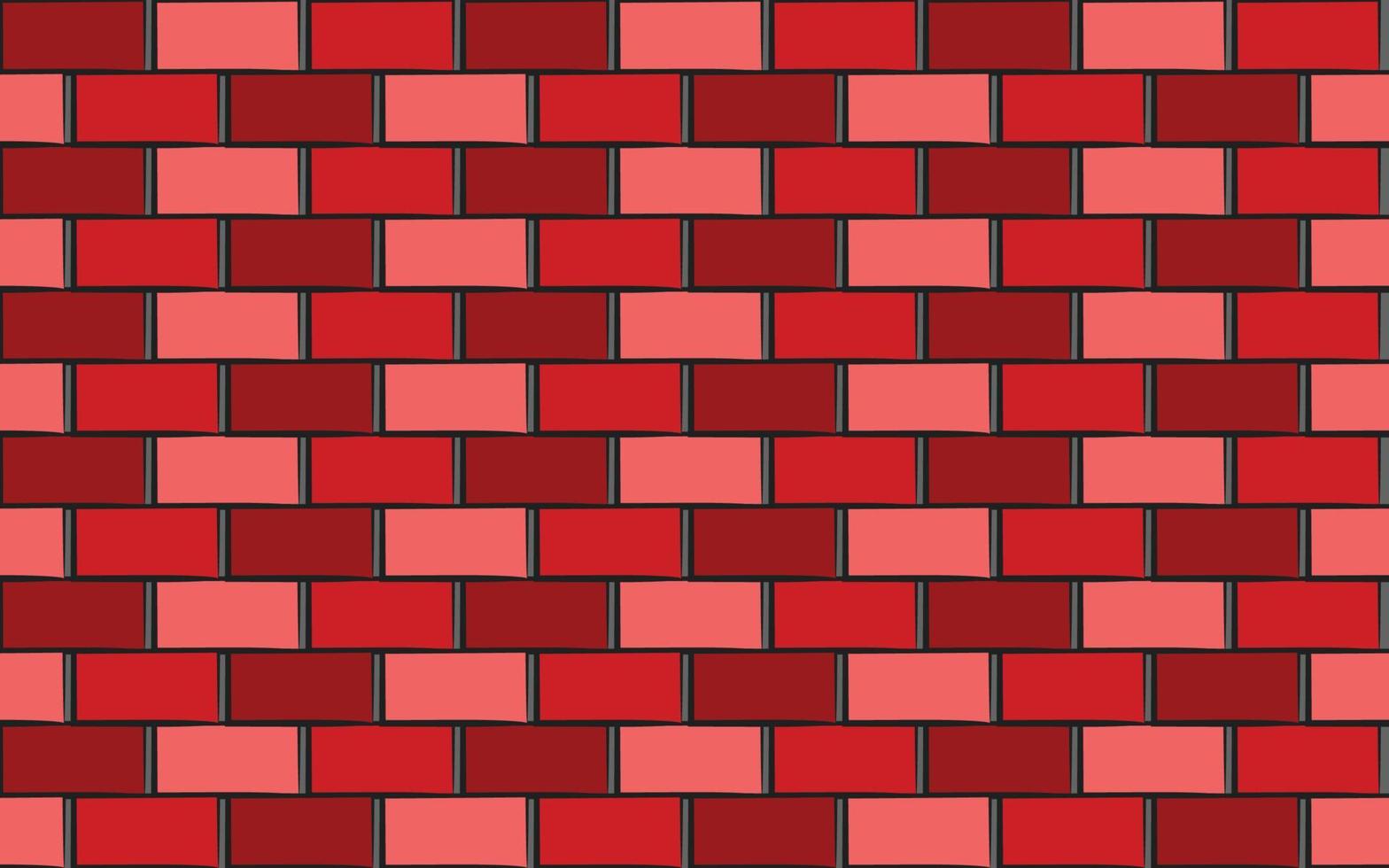 Illustration of Red Brick Background vector