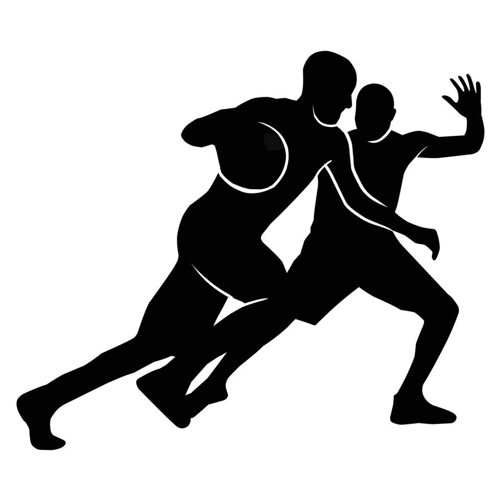 Vector set of Basketball player silhouettes, Basketball silhouettes