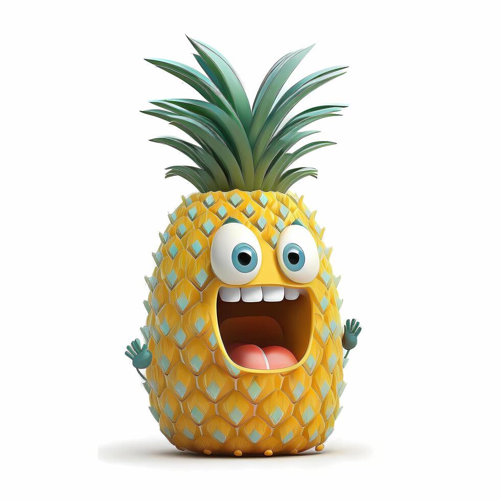 fruit happy character cute photo