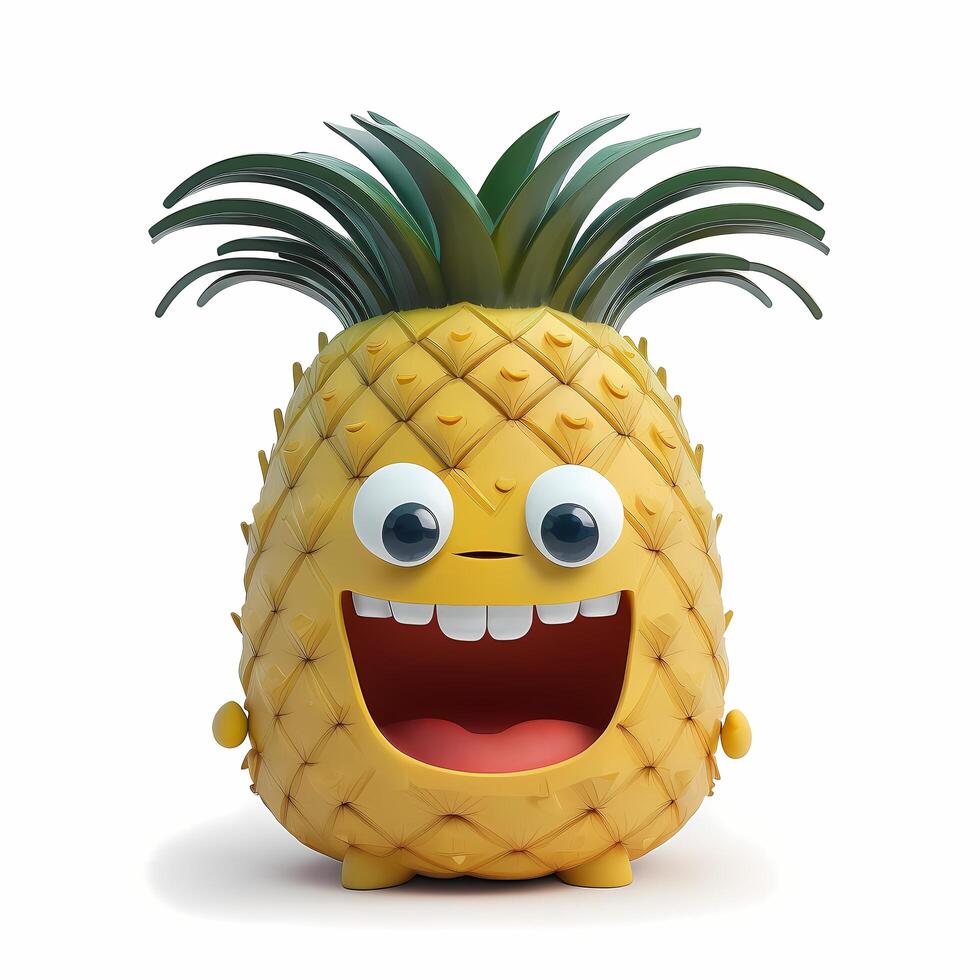 fruit happy character cute photo