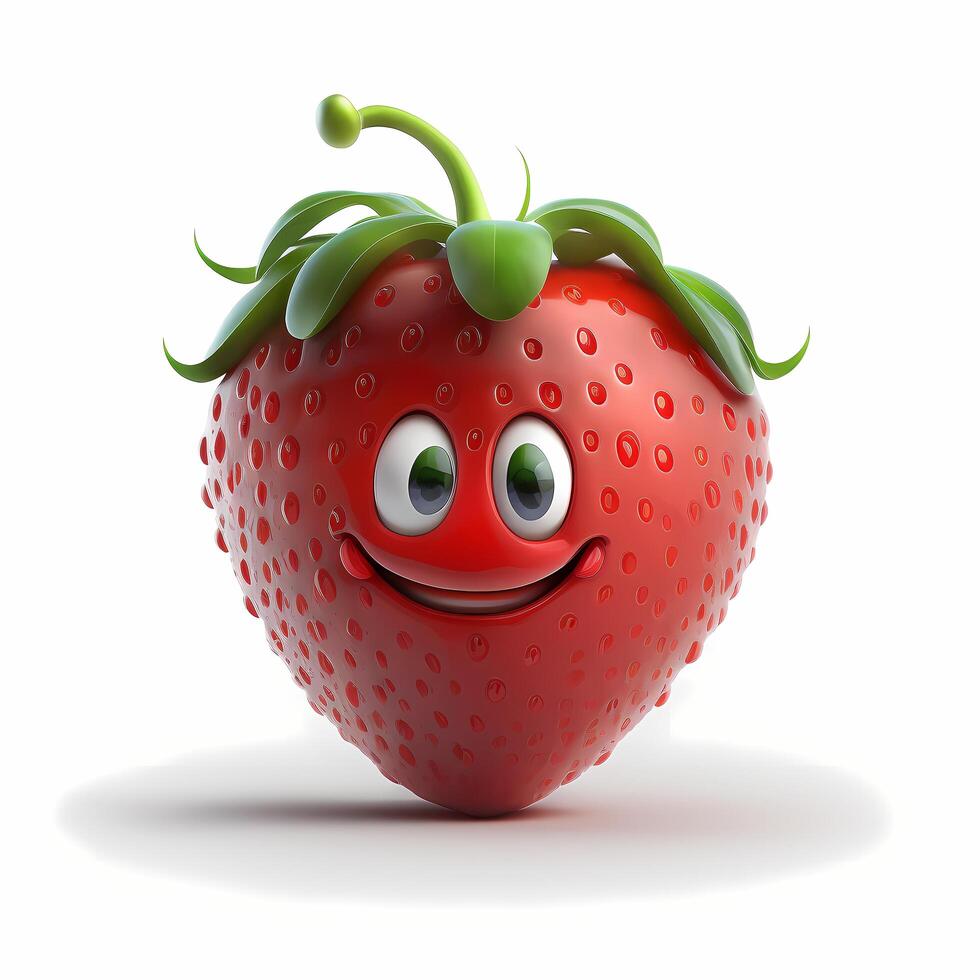 fruit happy character cute photo