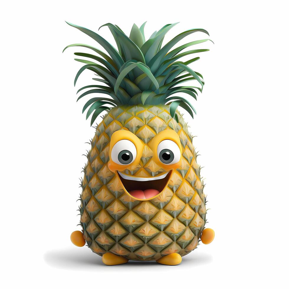 fruit happy character cute photo