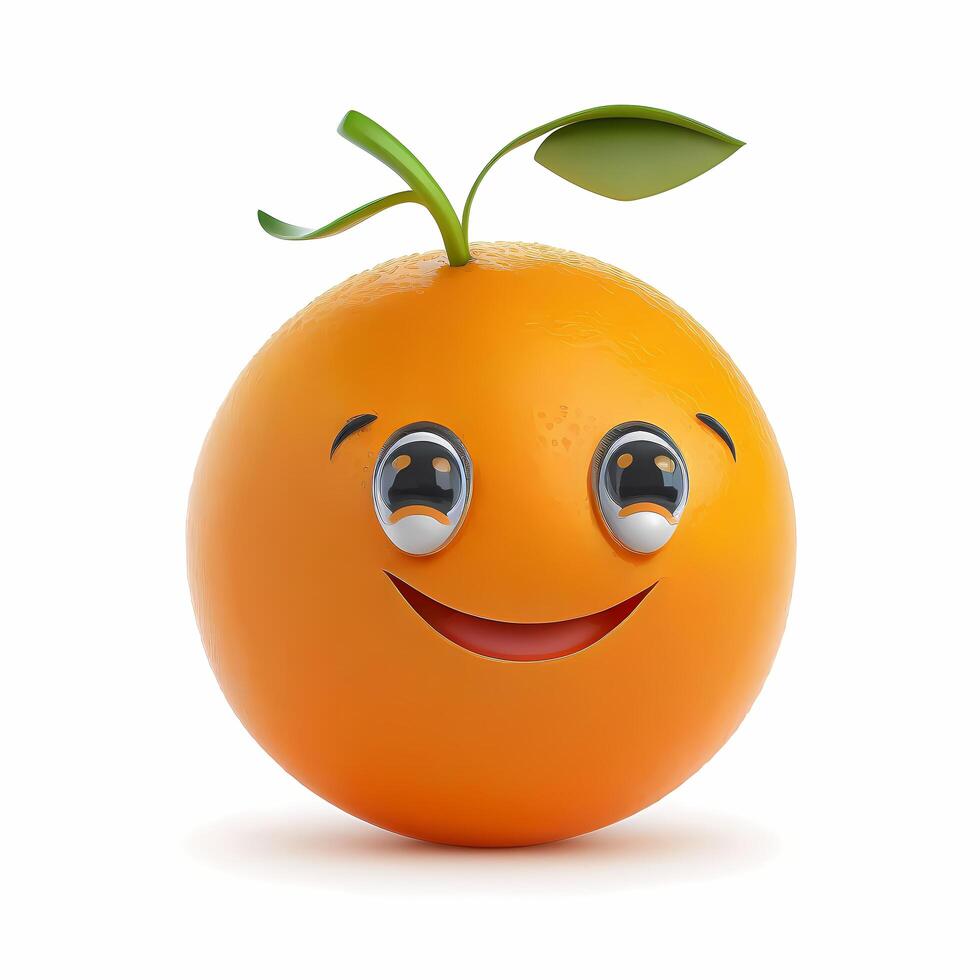 fruit happy character cute photo