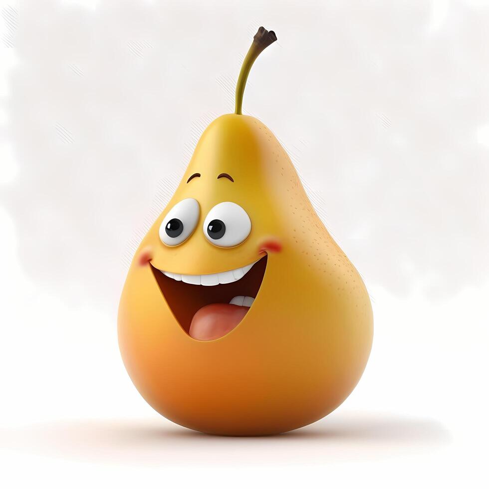 fruit happy character cute photo