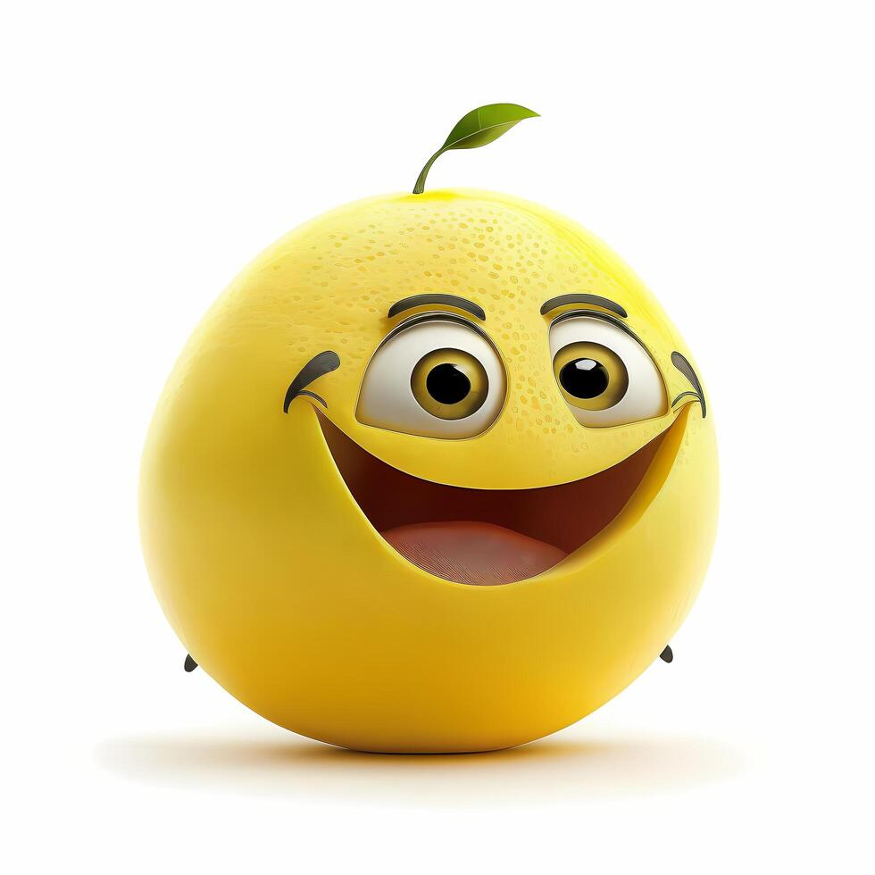 fruit happy character cute photo