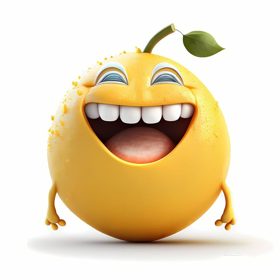 fruit happy character cute photo