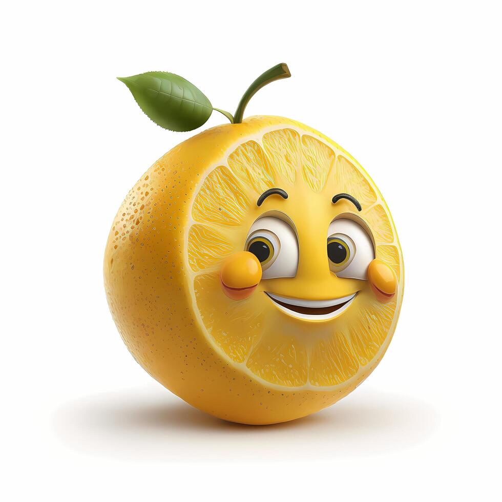 fruit happy character cute photo