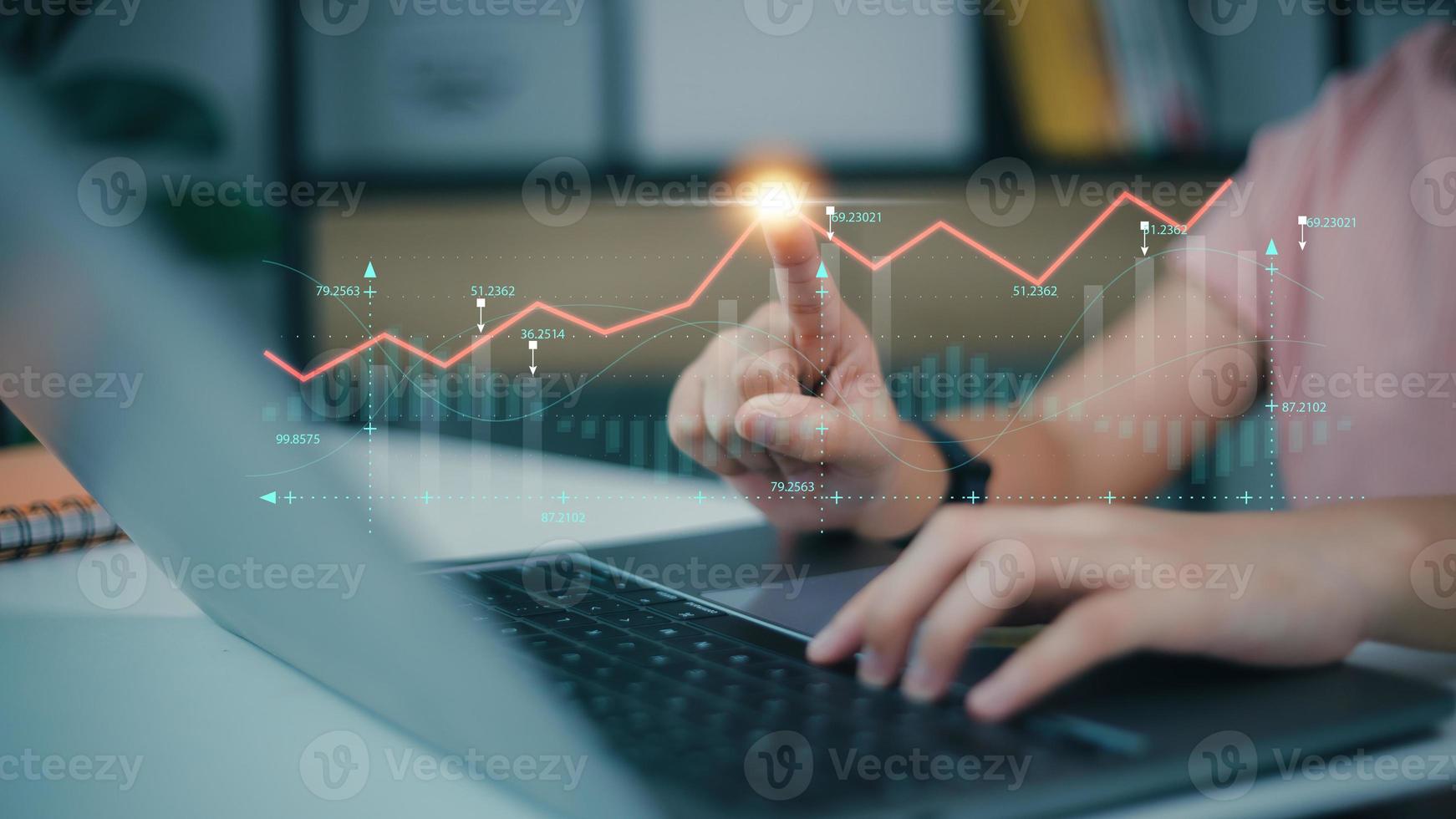 Business Intelligence concept - data analysis, management tools, intelligence, corporate strategy creation, data-driven decision making. photo