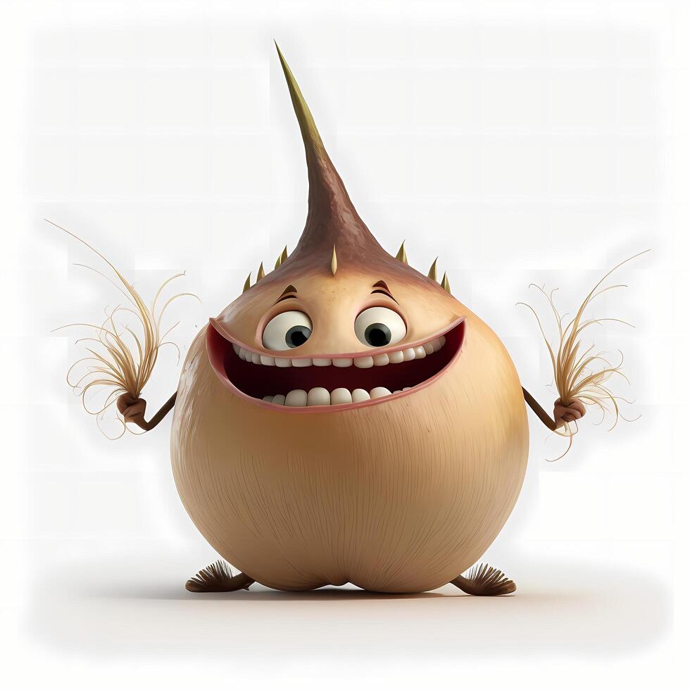 vegetables happy character cute photo