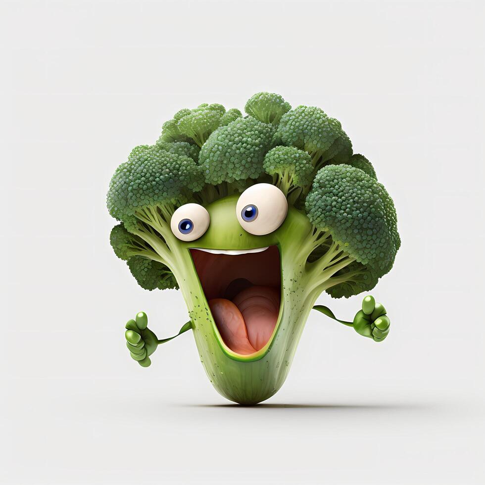 vegetables happy character cute photo
