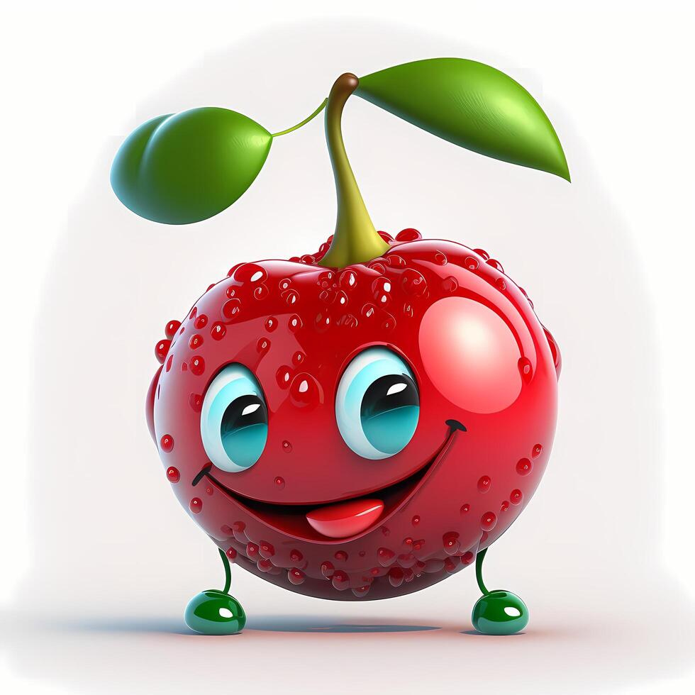 fruit happy character cute photo