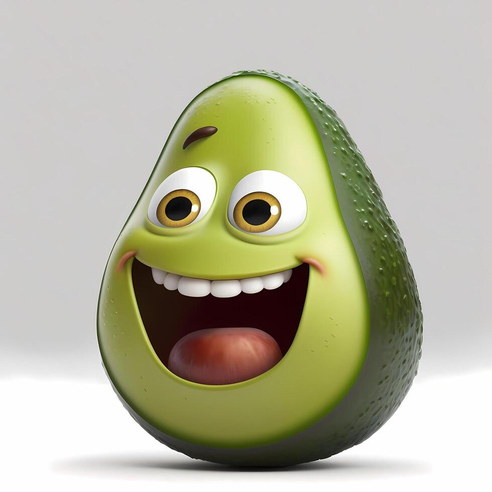 fruit happy character cute photo