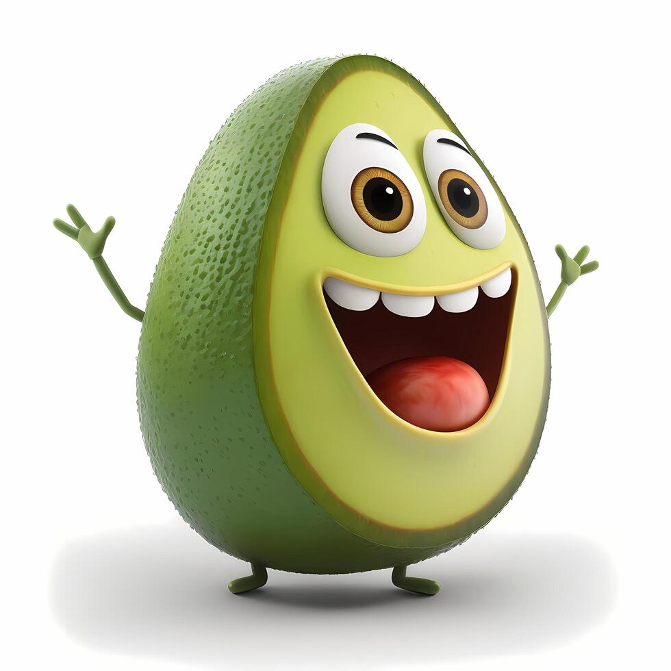 fruit happy character cute photo