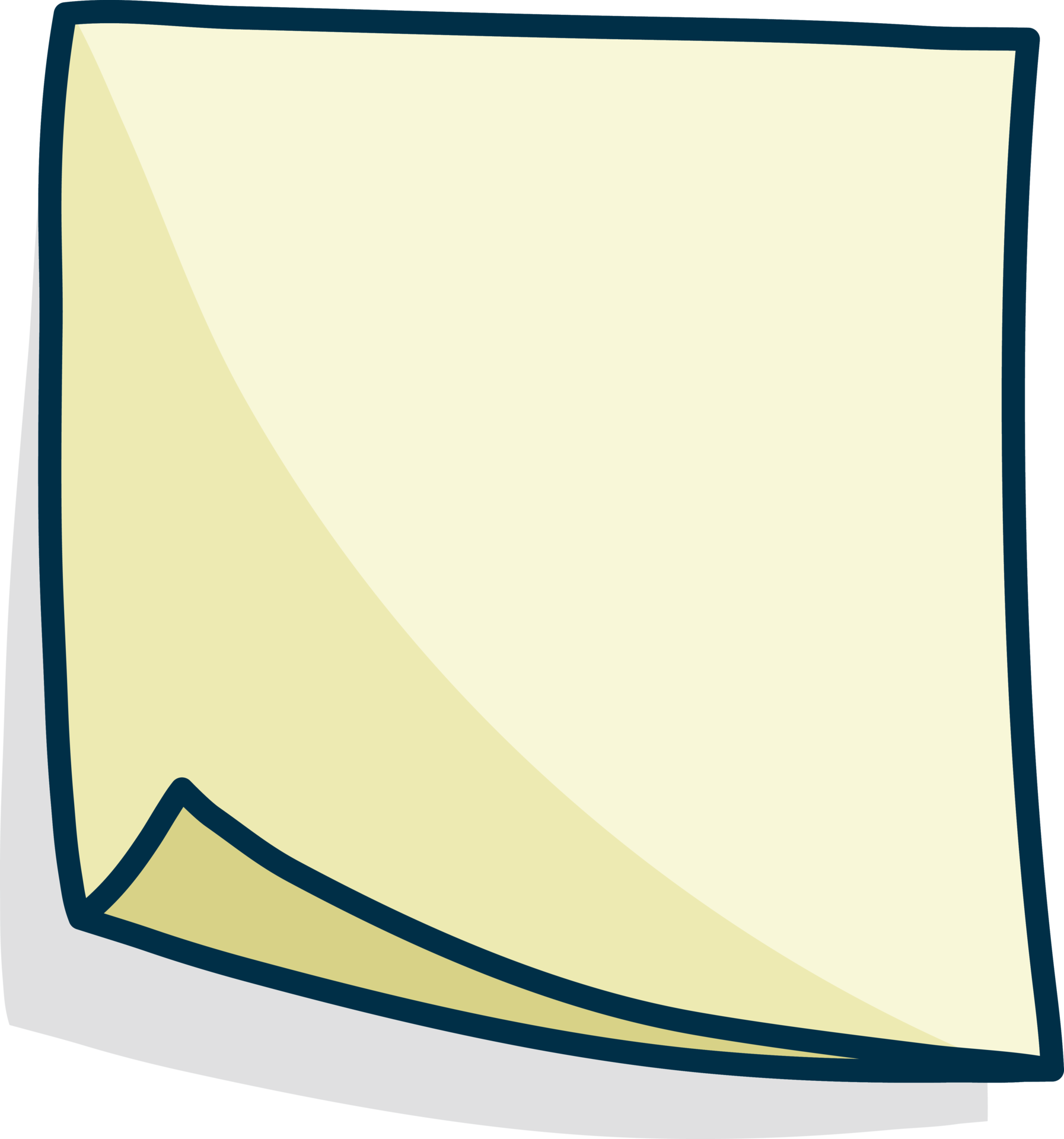 Colored post it note paper, rounded edges, sticky notes for reminders