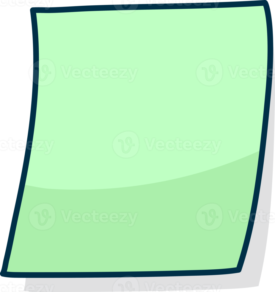 Colored post it note paper, rounded edges, sticky notes for reminders png