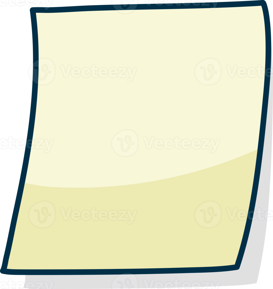 Colored post it note paper, rounded edges, sticky notes for reminders  21880376 PNG